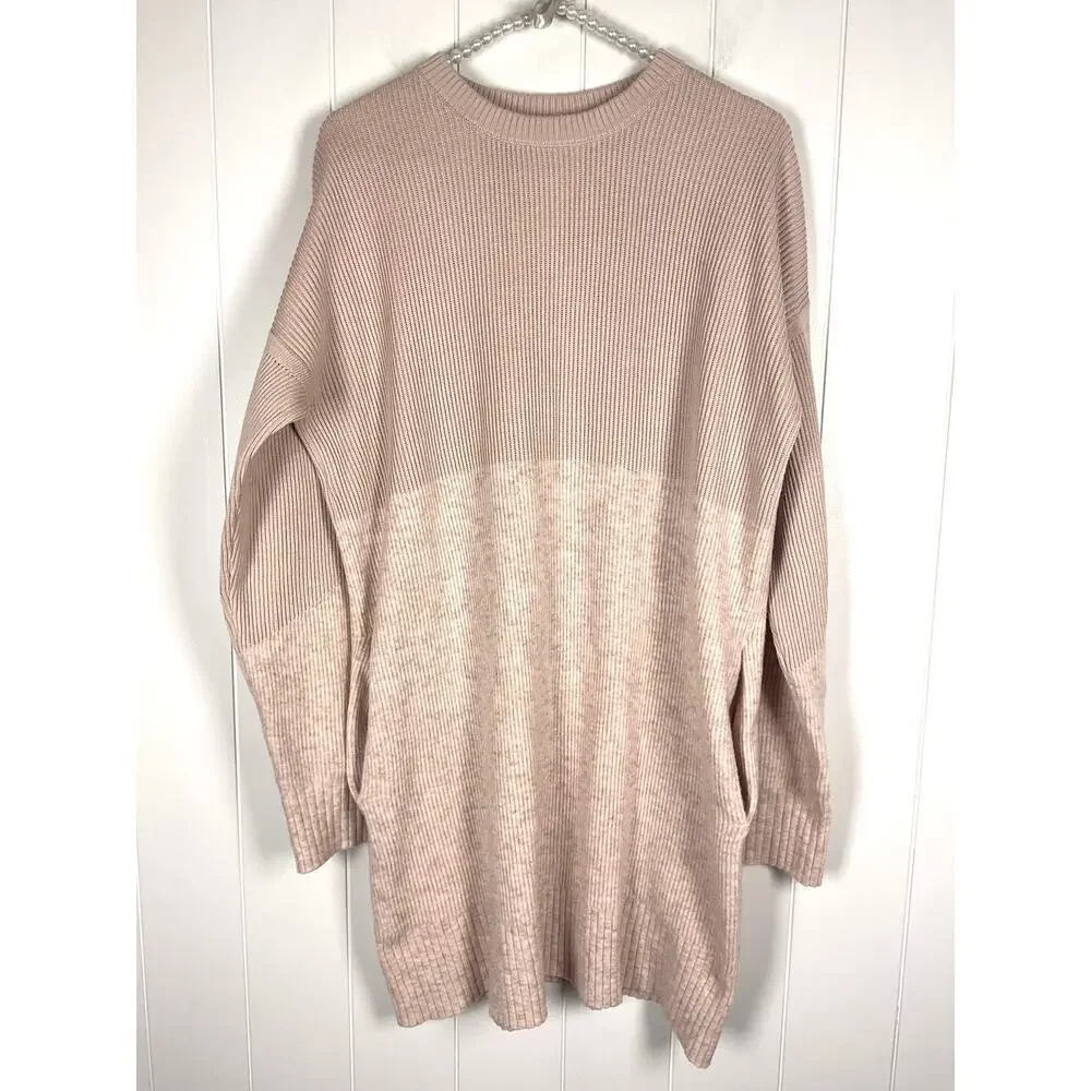 Lululemon Restful Intention Sweater in Pink Bliss/Heathered‎ Pink Size Large